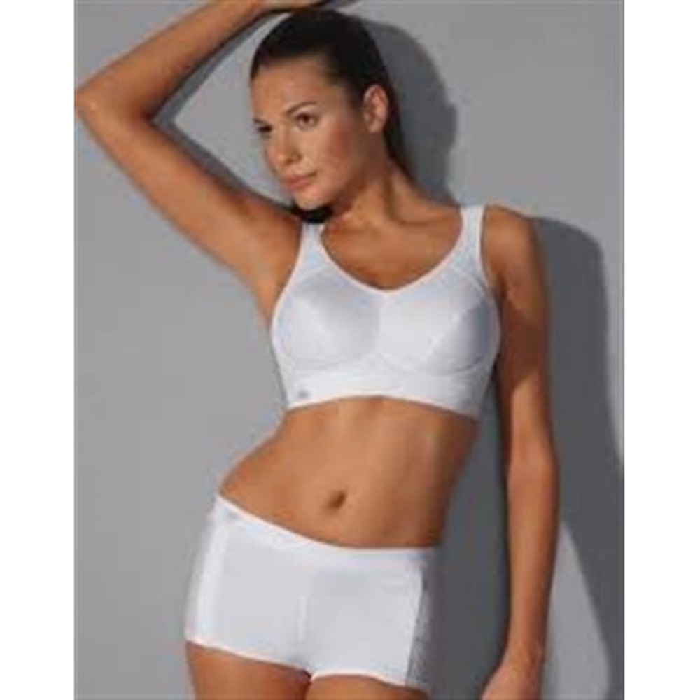 NWOT Anita Sports 30c Extreme Control Wireless Bra 5527 White 119238